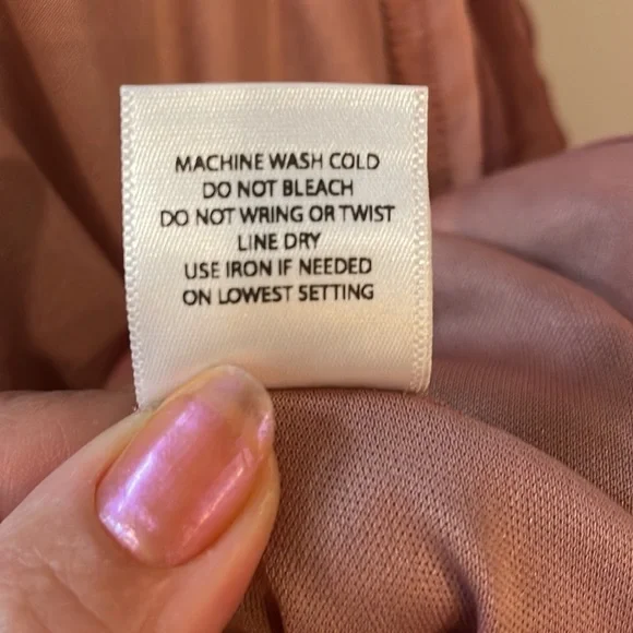 Altar’d State “Gigi” Dress. Chiffon Dots Sheath Dress W/Bell sleeves. Berry - Picture 12 of 12